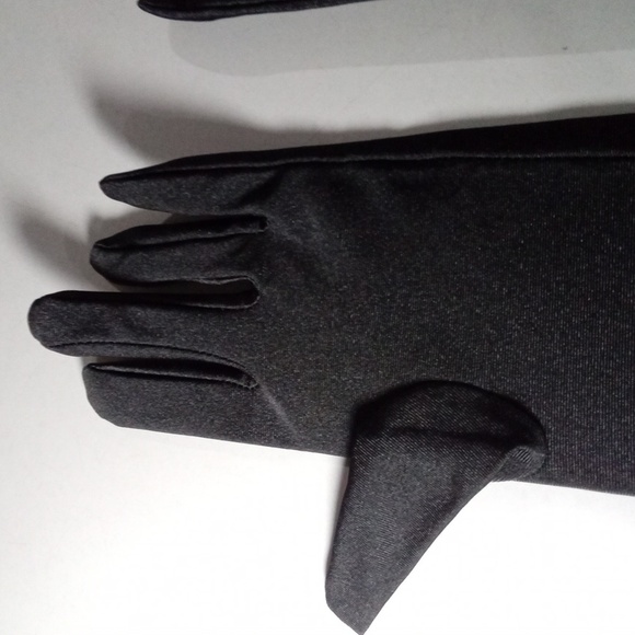 NWOT Black Evening Gloves - Picture 5 of 8